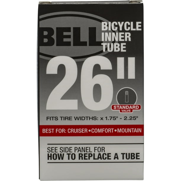 Bell Sports 7015384 Standard Schrader Bicycle Inner Tube 26 x 1.75-2.25 in.